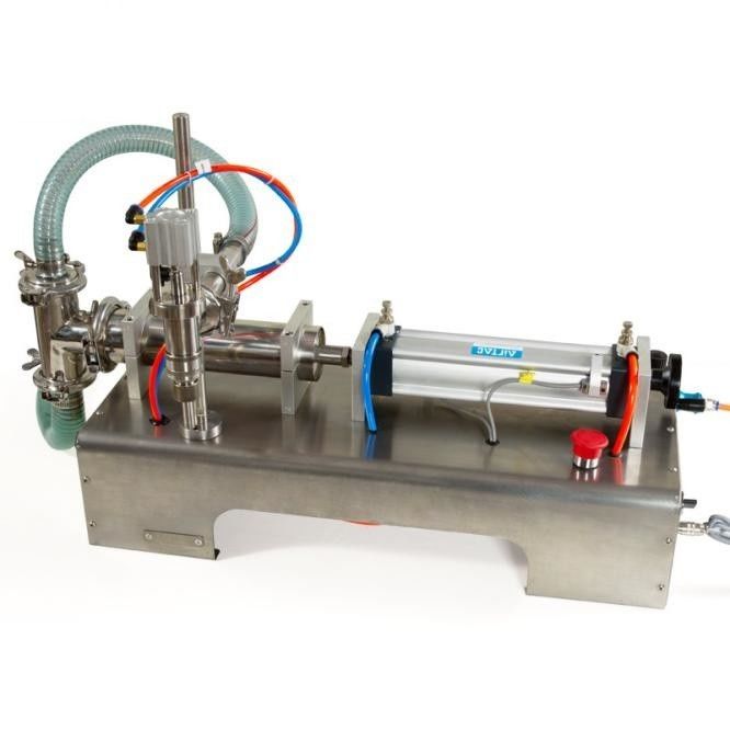 G1WY Máquina semiautomática de llenado de líquido para aceite, perfumes, agua mineral, jugo, leche de soja (500-3000 ml)