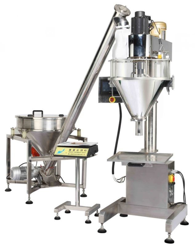 Máquina de relleno de auger de acero inoxidable 304 de alta precisión para la leche en polvo de café con especias