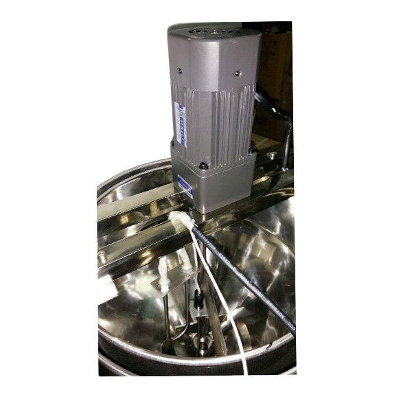 Máquina de llenado de aceite de pasta líquida semiautomática neumática salsa de miel champú con calentador y mezclador