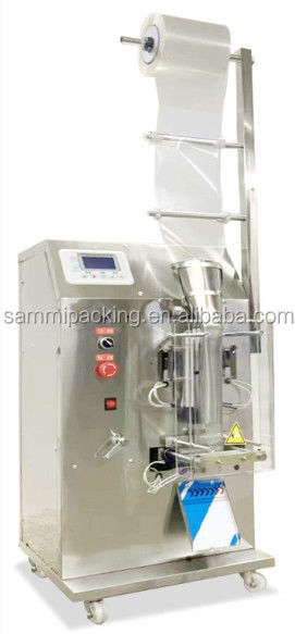 Nuevo diseño 3 lados sello pequeña máquina de embalaje vertical automática líquido puro jugo salsa bolsa de embalaje máquina