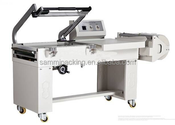 Nuevo diseño 2 en 1 L bar sealer máquina de corte de sellado tipo L y BS-A450 máquina de embalaje de túnel de contracción térmica