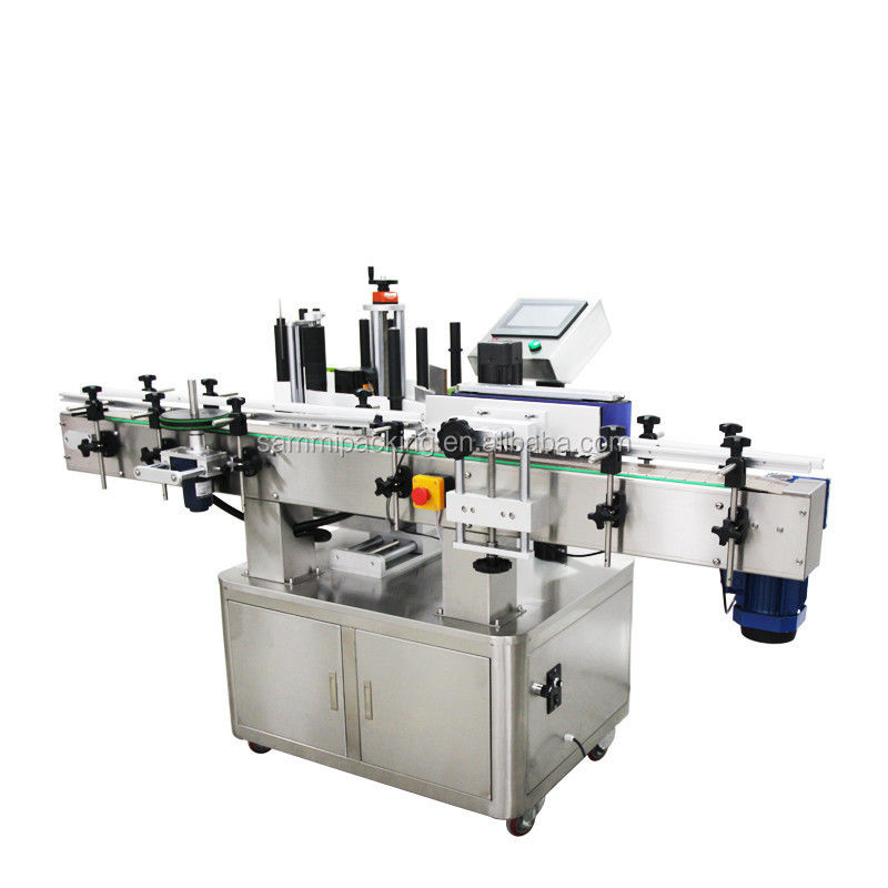 Máquina de etiquetado de la botella adesiva del frasco de metal puede aplicador para etiquetas de botellas de plástico