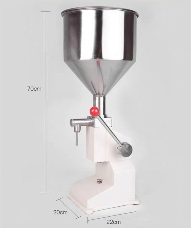 A03 Máquina manual de llenado de botellas de crema de mermelada pasta de jugo pasta de dientes loción de miel aceite de miel máquina de llenado líquido