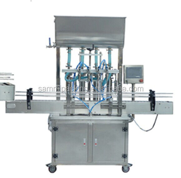 Máquina automática de llenado y embalaje de líquidos cosméticos Shampoo loción corporal pasta botella de llenado de tapa de etiquetado
