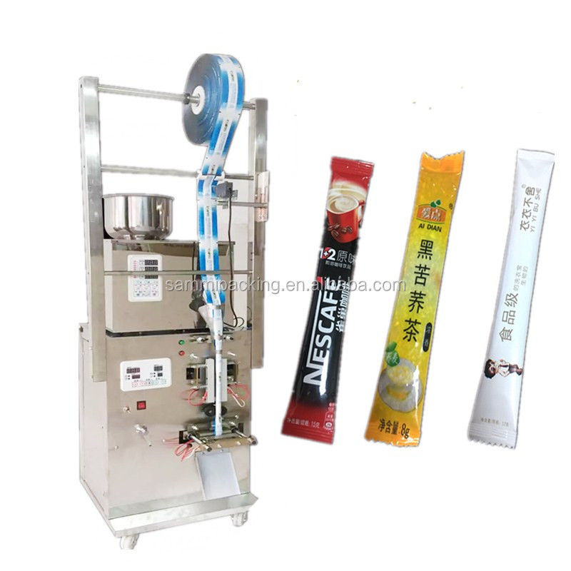Nuevo producto SMFZ-70 Máquina automática de sellado de embalaje de relleno de sal en bolsas para especis Polvo/nuts/granos/arroz 2-200G Madera