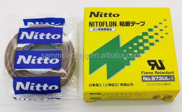 Nitto 973UL Nitto 903 PTFE cinta de fibra de vidrio cinta de película para el sellado Nitto cinta 0,13 mm × 13 mm × 10 m 973UL-S