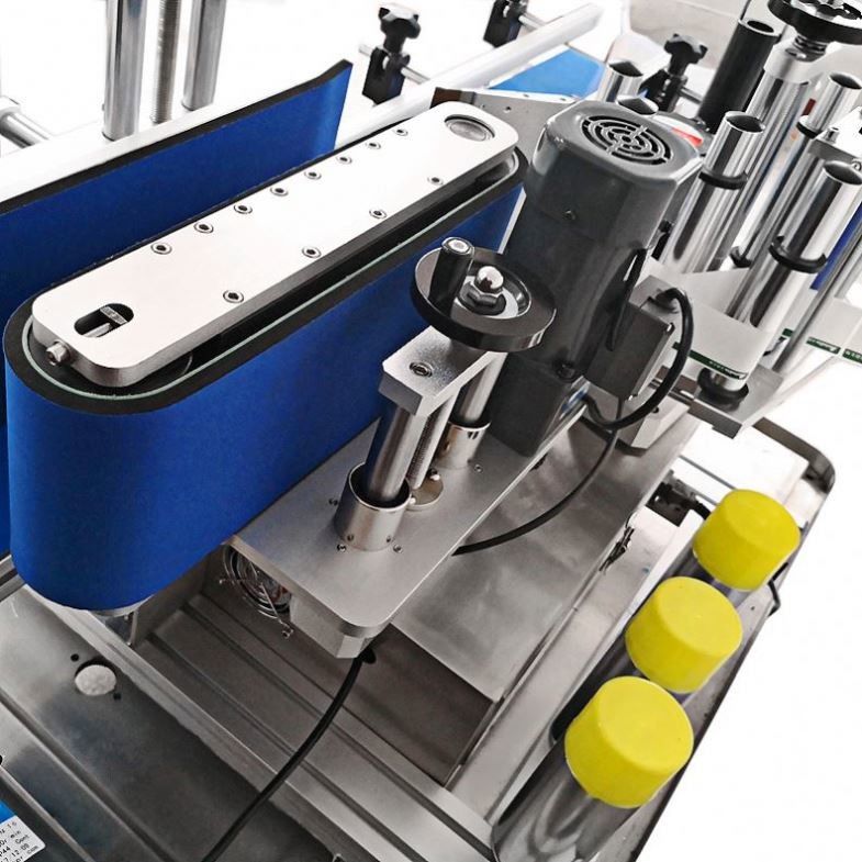 El precio más bajo y la venta caliente máquina de etiquetado automática de mesa para botellas redondas
