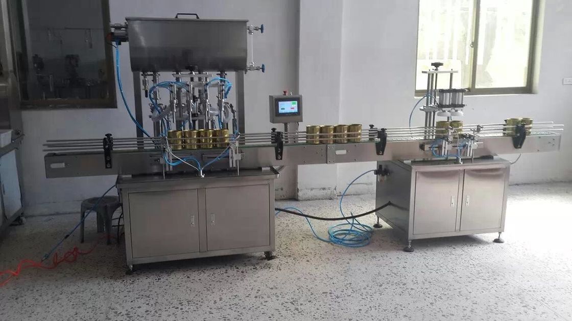 Máquina de llenado de botellas de champú Desinfectante de manos cosmético Lavadora líquida detergente jabón de llenado de tapa de etiquetado