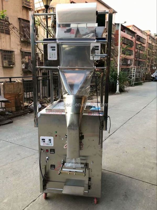 Máquina automática de llenado de harina y detergente en polvo de doble cabeza de 500-1000 g Pesado y embalaje en bolsas para alimentos