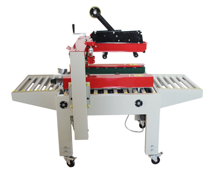 Fxj-6050 Alta velocidad ajustable cinta superior inferior eléctrica estable cajas de cartón automáticas cajas sellador de caja máquina de sellado de cartón