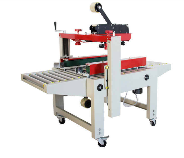 FXJ-6050 Sellador de cartón de cinturón con cinta y máquina de sellado de cartón de cinta