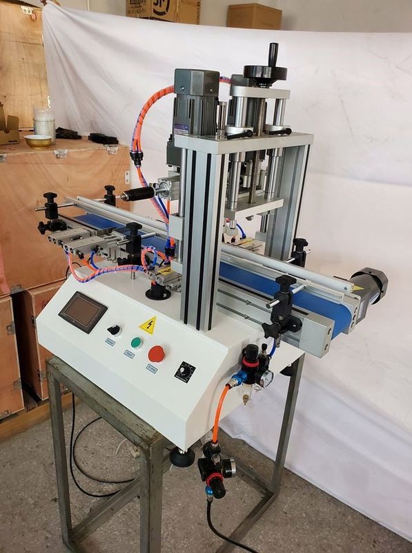 Máquina semiautomática de tapado de botellas de acero inoxidable Tipo de escritorio