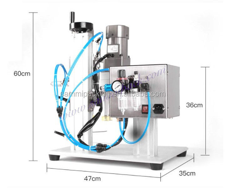 Nuevo producto Máquina semiautomática para cubrir con spray todas las clases de tapas