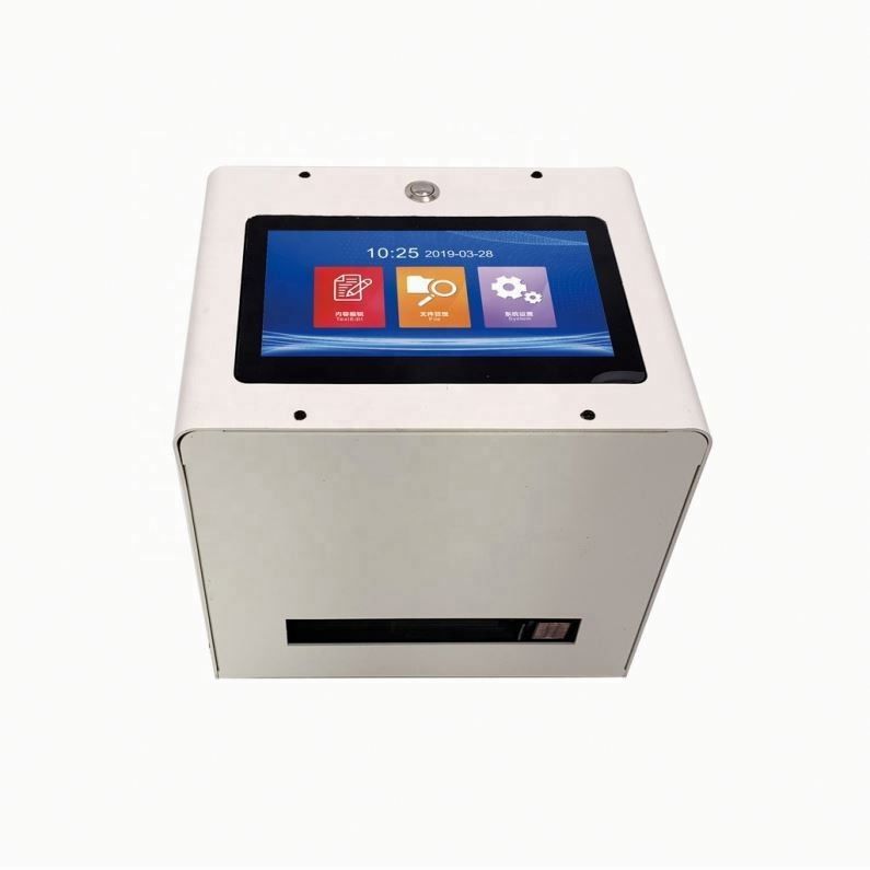 Bolsa de plástico Botella de escritorio Manual estático Mfg Exp Barra digital QR Código de fecha Impresora de inyección de tinta Fecha de vencimiento Codificador de lotes