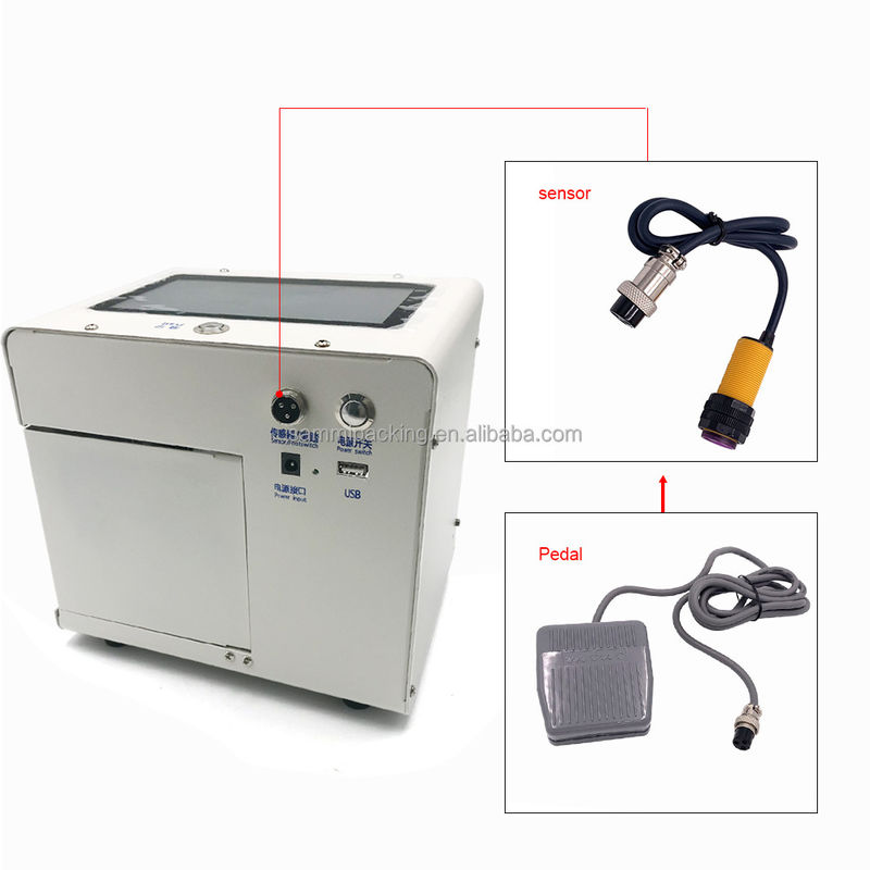 Bolsa de plástico Botella de escritorio Manual estático Mfg Exp Barra digital QR Código de fecha Impresora de inyección de tinta Fecha de vencimiento Codificador de lotes