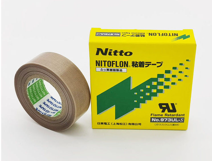 Nito Denko original PTFE cinta cinta resistente al calor cinta para aislamiento eléctrico PTFE cinta adhesiva 973UL-S
