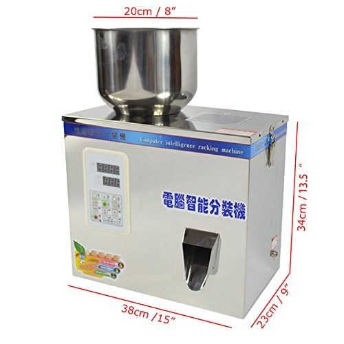 FZ-100 máquina de llenado de té seco, polvo, semillas, grano de pesado fácil de operar 2-100g
