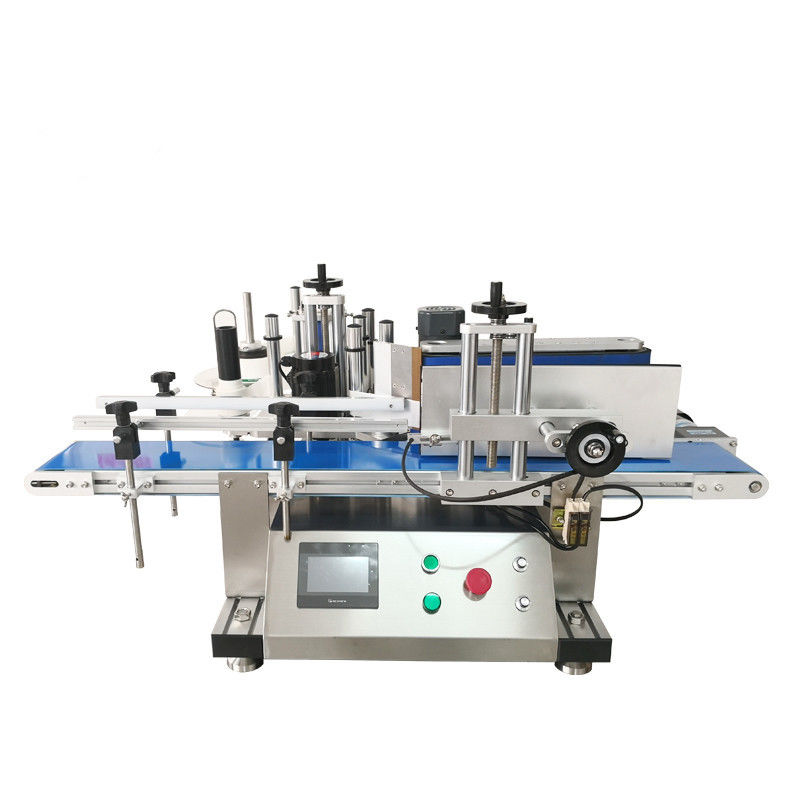 Botella de vidrio de vial puede pegatina botella de agua de vino automática botella redonda máquina de etiquetado para botellas redondas
