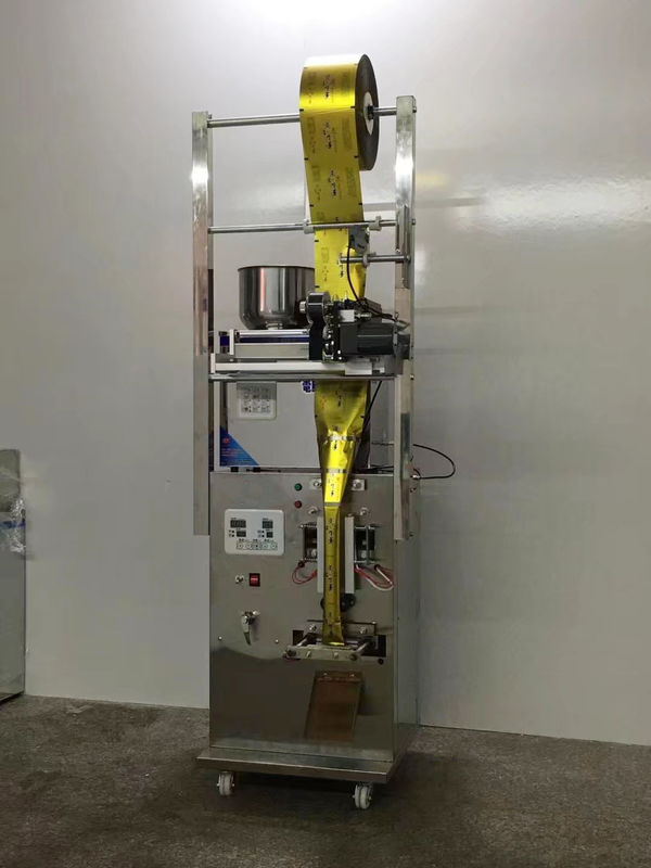 Máquina de embalaje de bolsas de té eléctricas semiautomáticas de acero inoxidable y polvo que llena con componentes del núcleo del motor confiables
