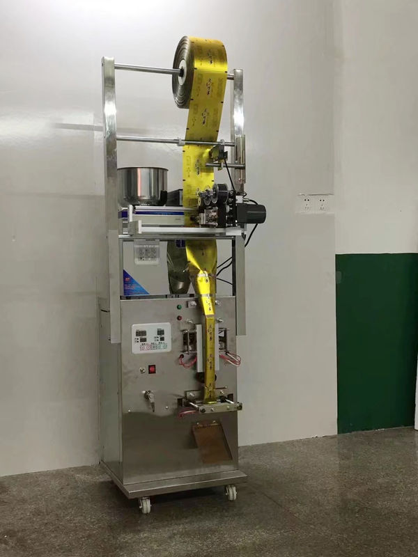 Máquina de embalaje de bolsas de té eléctricas semiautomáticas de acero inoxidable y polvo que llena con componentes del núcleo del motor confiables