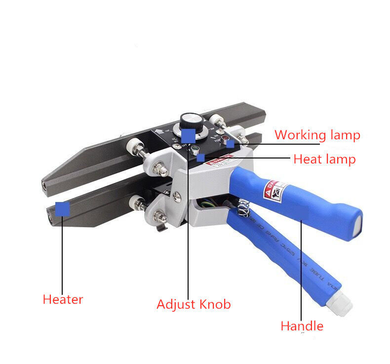 Máquina de sellado de calor de impulso portátil de la serie FKR, pinzas de sellado de sujeción manual para bolsas de Mylar Bolsas de papel de aluminio