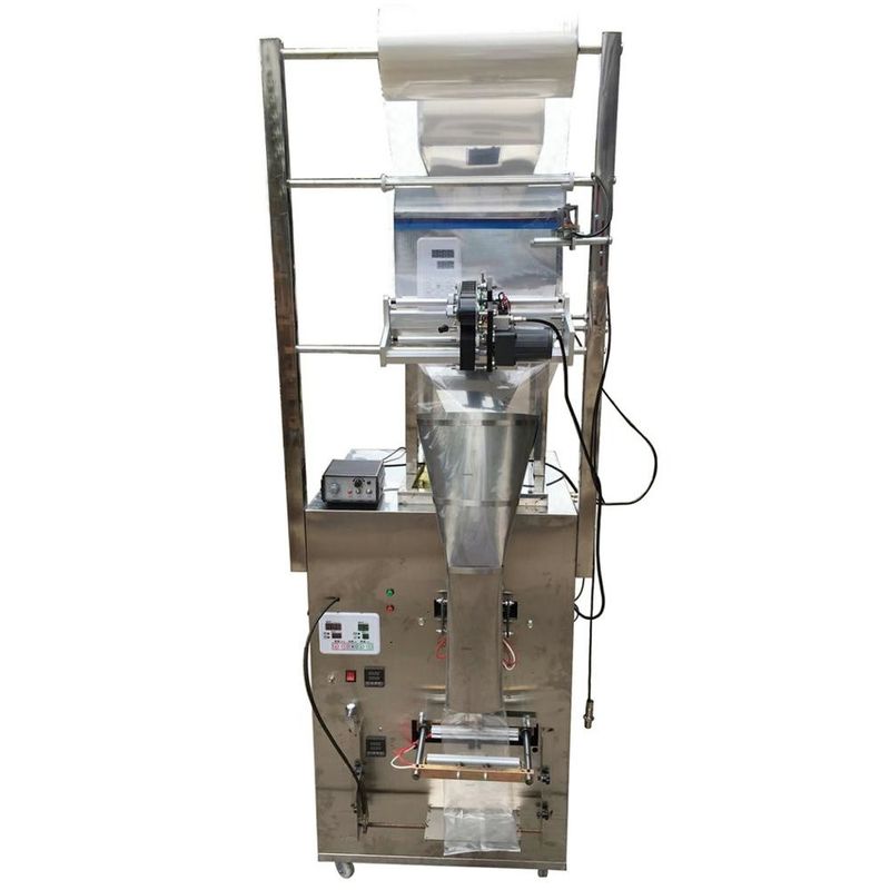 Gran capacidad sello trasero 500g 1kg Máquina de embalaje automática de bolsas de arroz de sal de grano, azúcar y azúcar