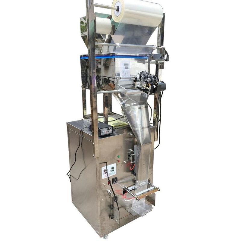 Gran capacidad sello trasero 500g 1kg Máquina de embalaje automática de bolsas de arroz de sal de grano, azúcar y azúcar