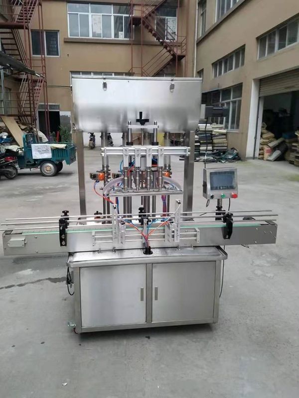 Línea de producción automática de llenado de líquido de pasta de crema con máquina de tapón