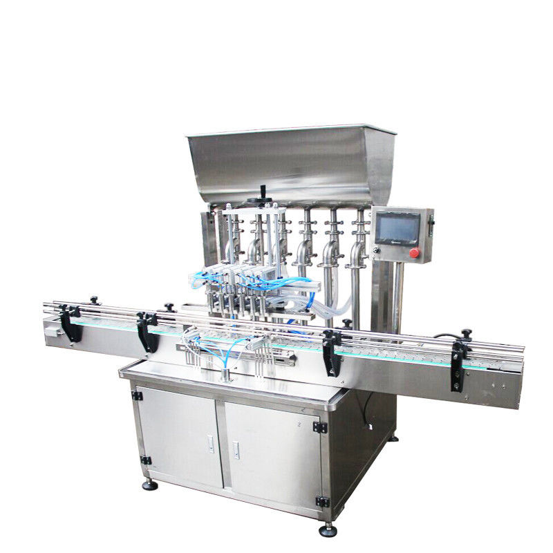 Máquina automática de llenado de cubiertas cosméticas para botellas de vidrio de plástico lineal puede jar pasta líquida crema de miel mermelada