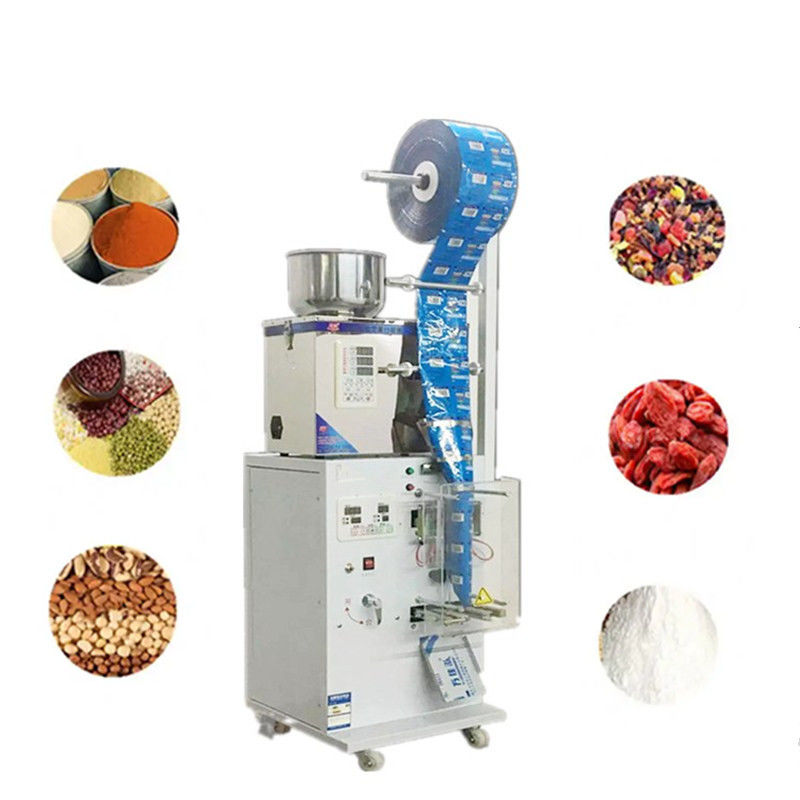 Automático 1-50G de energía seca de llenado de hardware de nuez de polvo automático de té especias sellador de embalaje de la máquina