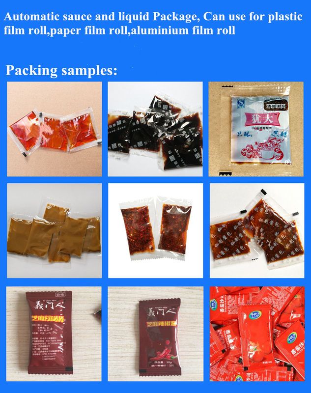 Bolsa pequeña automática de bolsillo de juguete bolsillo de embalaje de jabón, detergente de aceite, jugo, salsa de ketchup, salsa de pasta, llenado de líquido.