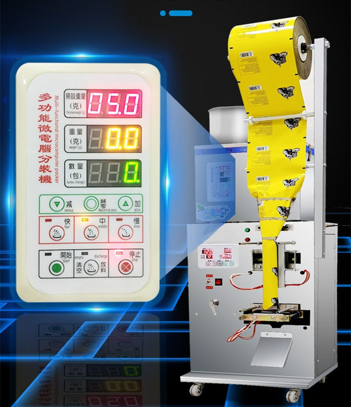 Nuevo producto SMFZ-70 Máquina automática de llenado de sachet de sal, embalaje y sellado Máquina de madera para especias Polvo/nutas/granos/arroz