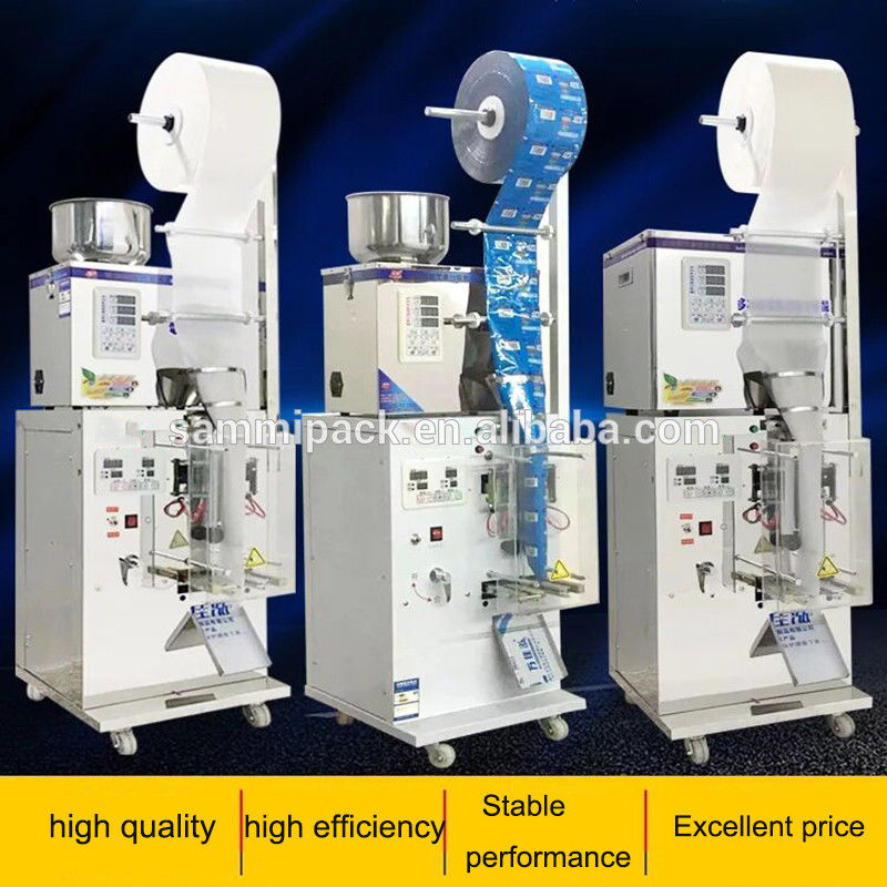 Nuevo producto SMFZ-70 Máquina automática de llenado de sachet de sal, embalaje y sellado Máquina de madera para especias Polvo/nutas/granos/arroz