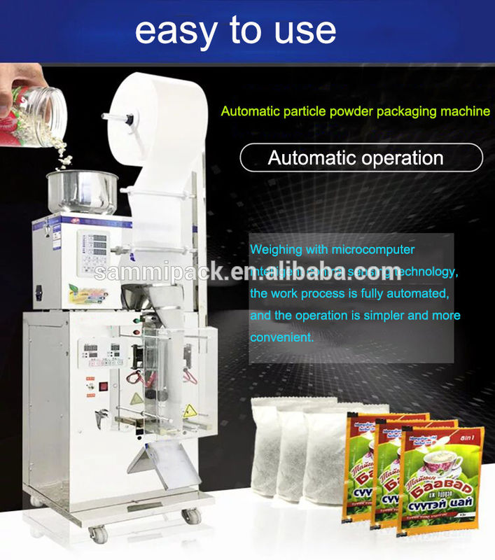 Nuevo producto SMFZ-70 Máquina automática de llenado de sachet de sal, embalaje y sellado Máquina de madera para especias Polvo/nutas/granos/arroz