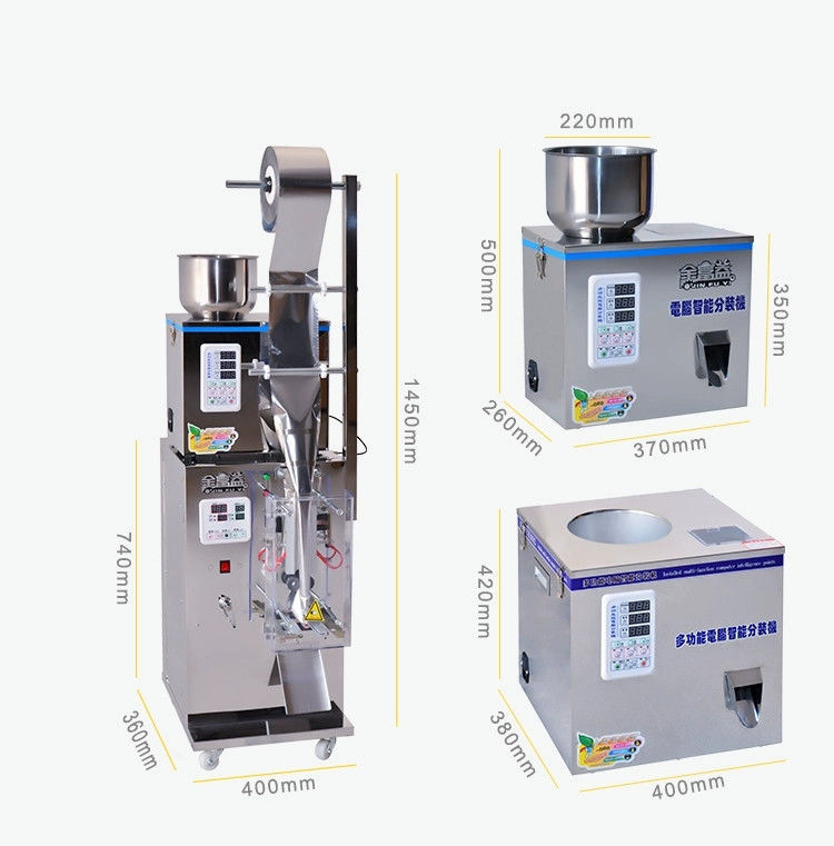 Máquina de embalaje de polvo vertical de alta calidad / Máquina de sellado de llenado de bolsas de plástico / Máquina de embalaje de polvo de especias