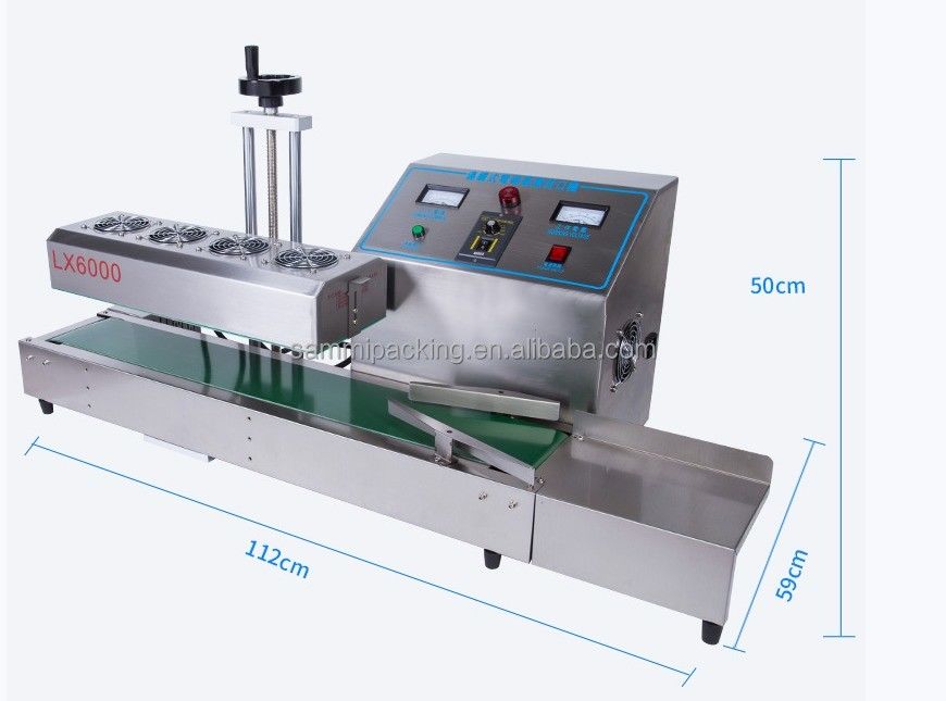 LX-6000A/6000H sellador de inducción para tambor de aceite y botella de miel ventilador de enfriamiento forzado incluido