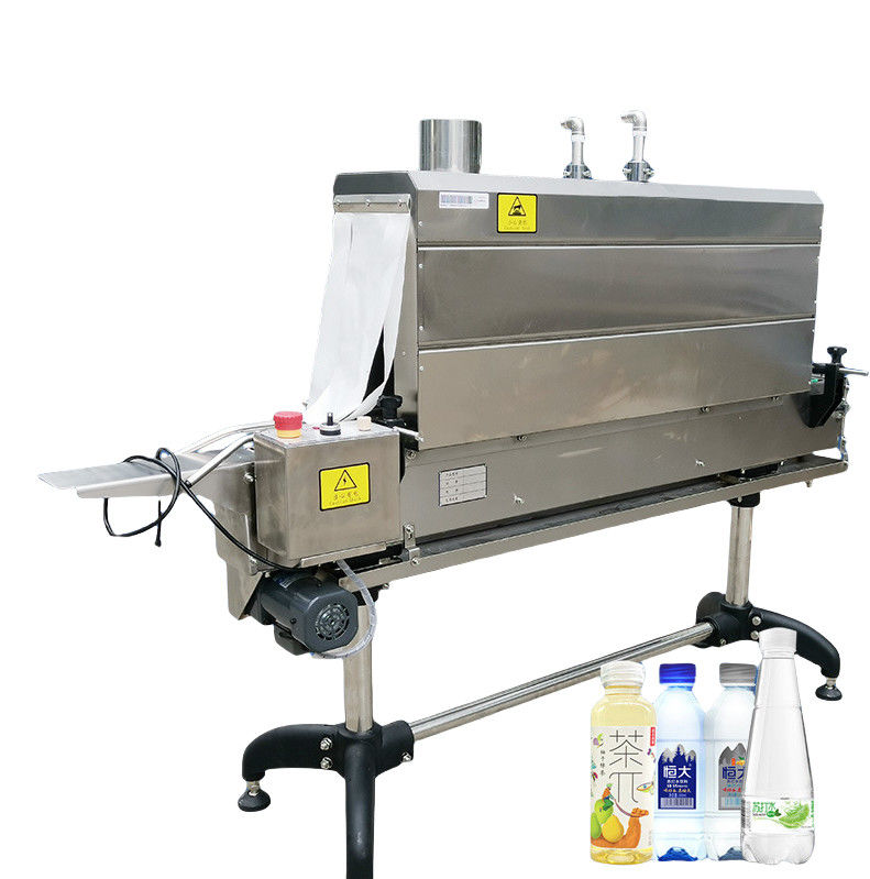 Máquina de etiquetado automática de botellas de calefacción de manga encogida Aplicador de manga encogida con túnel de vapor