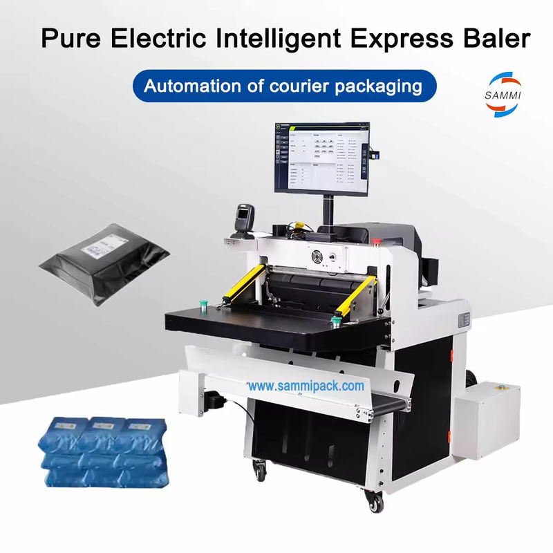 DFD-50I Máquina de sellado y etiquetado de bolsas Automático Express Bag Packer Ecommerce Sistemas de embalaje Máquina de embalaje Auto Bagger