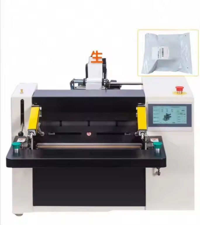 DFD40I Máquina de sellado y etiquetado de bolsas Máquina automática de embalaje de bolsas Express Ecommerce Sistemas de embalaje Máquina de embalaje Auto embalaje