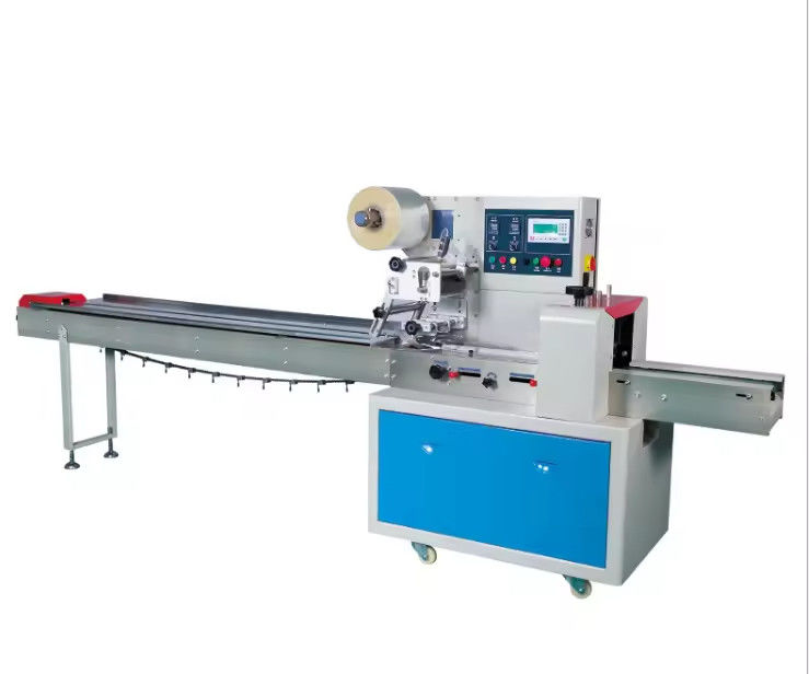 Máquina de embalaje de paquetes de flujo de embalaje horizontal automático para helados Lolly Popsicle
