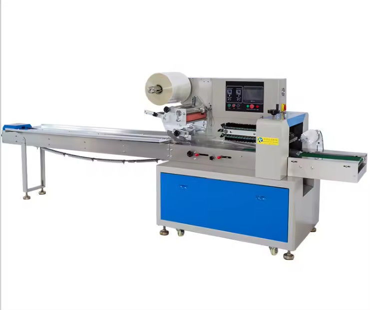 Máquina de embalaje de paquetes de flujo de embalaje horizontal automático para helados Lolly Popsicle