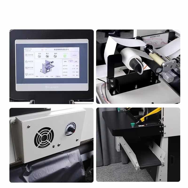 Máquina de embalaje de mensajería eco-amigable multifunción de bolsas de correo automática completa Máquina PLC Motor