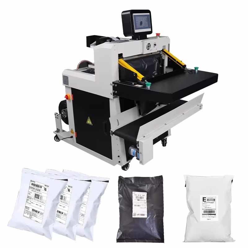 Máquina de embalaje de bolsas de comercio electrónico profesional Express Black PE para embalaje de bolsas de necesidades diarias zapatos ropa y juguetes