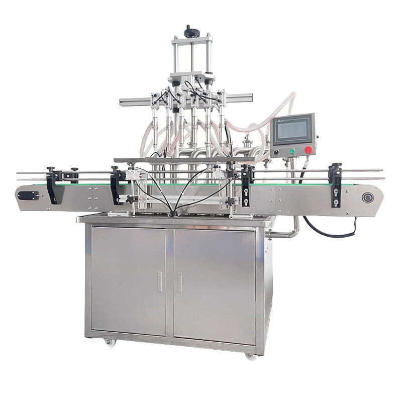 Máquina de producción automática Botella de llenado de líquido Capa de etiquetado línea de acero inoxidable máquina de llenado de aceite cartón de leche de aceite labial