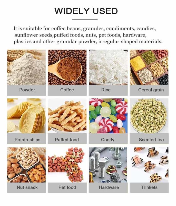 Máquina Empaquetadora de Llenado de Azúcar de Doble Cabezal Multifuncional para Granos de Café con Pesaje 500g 1000g 450*470*1750MM Producto