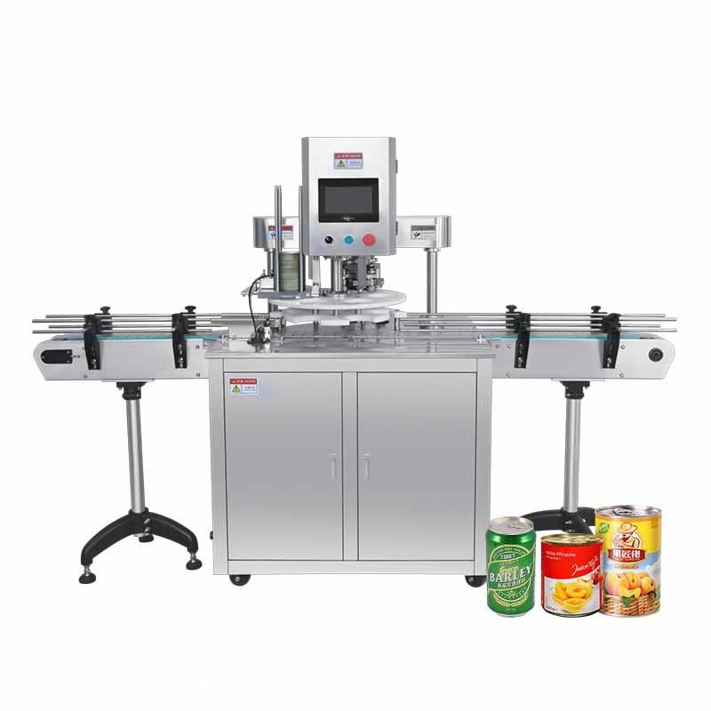 Sellador de latas neumático automático completo para alimentos y aplicaciones químicas
