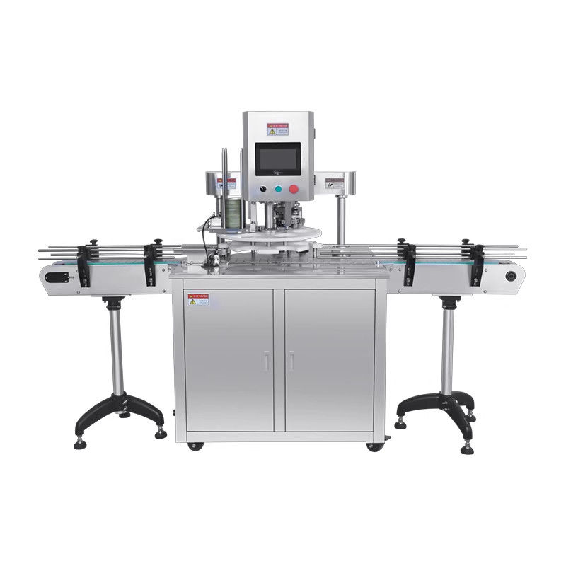 Máquina selladora automática de latas para fábrica de envasado de bebidas, línea de montaje de comercio electrónico, cerveza enlatada, refrescos, carne para almuerzo