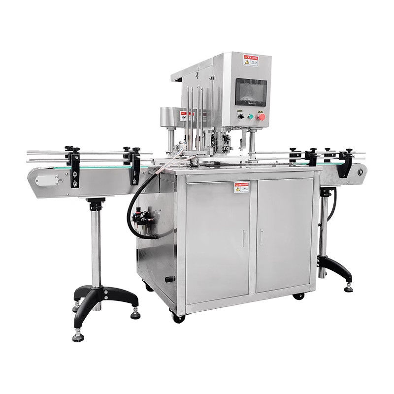 Máquina selladora automática de latas para fábrica de envasado de bebidas, línea de montaje de comercio electrónico, cerveza enlatada, refrescos, carne para almuerzo