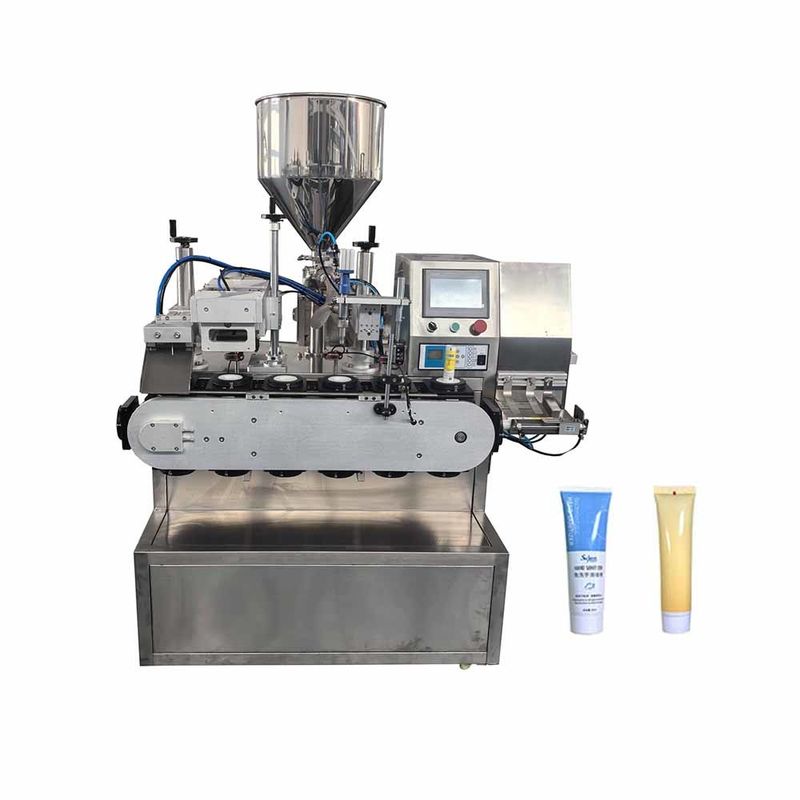 Máquina de sellado de tubos de plástico maquinaria de relleno de champú pasta de dientes crema de mano maquinaria de sellado de relleno precio en venta