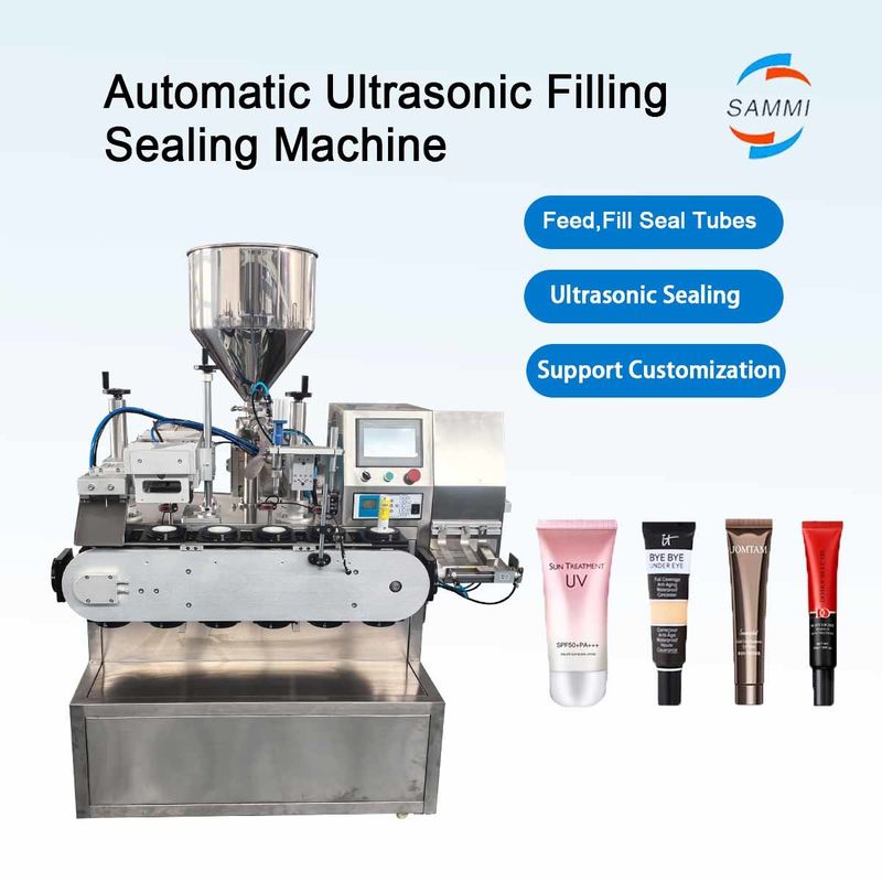 Máquina de sellado de tubos de plástico maquinaria de relleno de champú pasta de dientes crema de mano maquinaria de sellado de relleno precio en venta